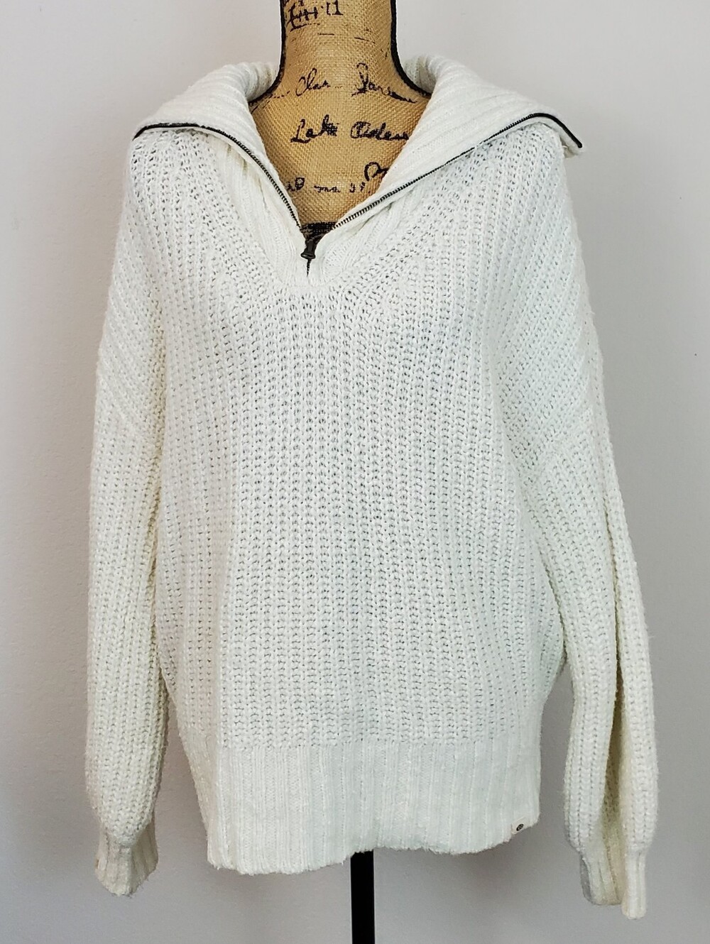 Rip Curl Seeker Quarter Zip Sweater Sz S